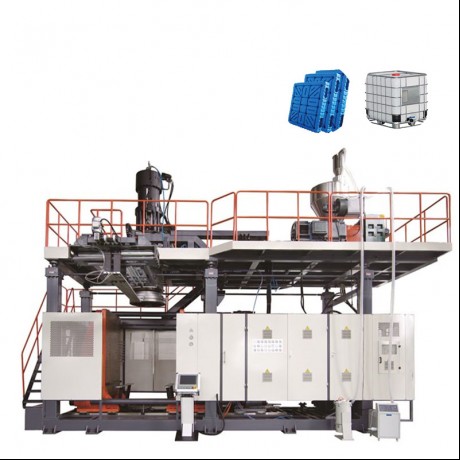 2000ltr Blow Molding Machine kanggo Double Face Pallet