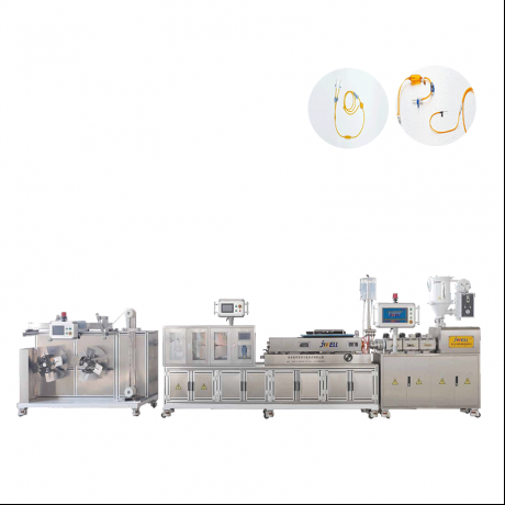 Telung Lapisan (Loro Lapisan) saka Medical Light-proof Infusion Tube Extrusion Line