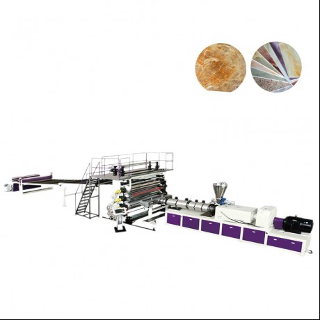 Dekorasi PVC / Garis Ekstrusi Lembaran Marmer