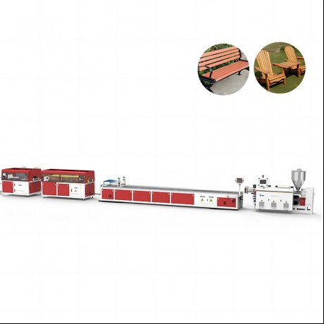 Single-screw WPC(foaming) Extrusion Line Saka Jwell China kanggo High Quality