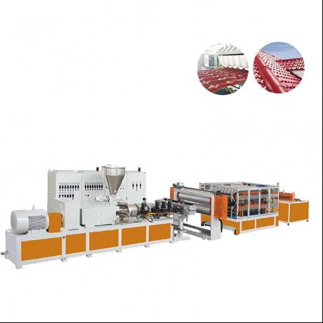 PVC Tunggal/Multi Lapisan Isolasi Panas Papan Bergelombang & Langkah-Roofing Extrusion Line saka Jwell Machinery China